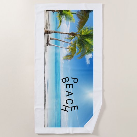 Paashandpalmen Koekdoek Strandlaken (Voorkant)