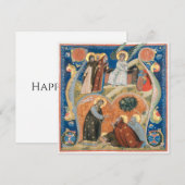  Paashandschriftverlichting Feestdagenkaart (Voorkant / Achterkant)