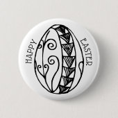 Paashandtekeningen voor paaslijnen ronde button 5,7 cm (Voorkant)
