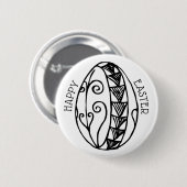 Paashandtekeningen voor paaslijnen ronde button 5,7 cm (Voorkant /achterkant)