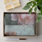 Paashen  Groene Koffer Decoupage Tissuepapier (Geschenk)