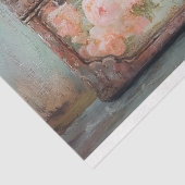 Paashen  Groene Koffer Decoupage Tissuepapier (Detail)