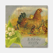 Paashennen en kuikens magneet (Voorkant)