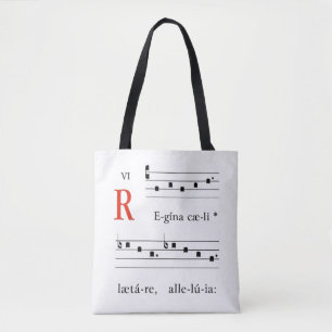 Paasherrijzenhandel Katholieke Latijnse massamuzie Tote Bag