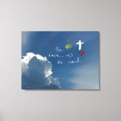 Paasherrijzenis is een Roos van Jezus Canvas Afdruk (Voorkant)