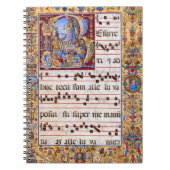 Paasherurrectie Gregorian Medieval Antiphon Notitieboek (Voorkant)