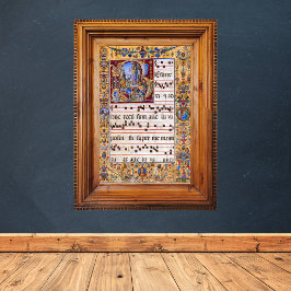 Paasherurrectie Gregorian Medieval Antiphon Poster