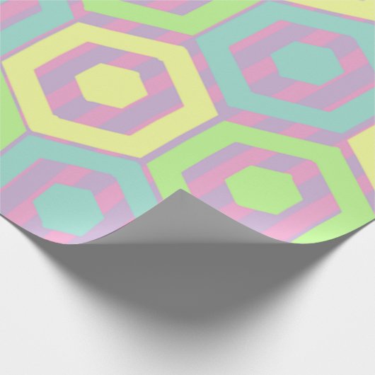 Paashexagons Cadeaupapier (Hoek)