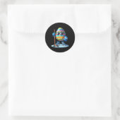 Paashockey liefhebbers Eggs Egg Bunny Rabbits Mann Ronde Sticker (Tas)
