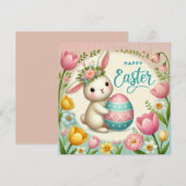 PAASHOED GROET OF UITNODIGING (Voorkant / Achterkant)