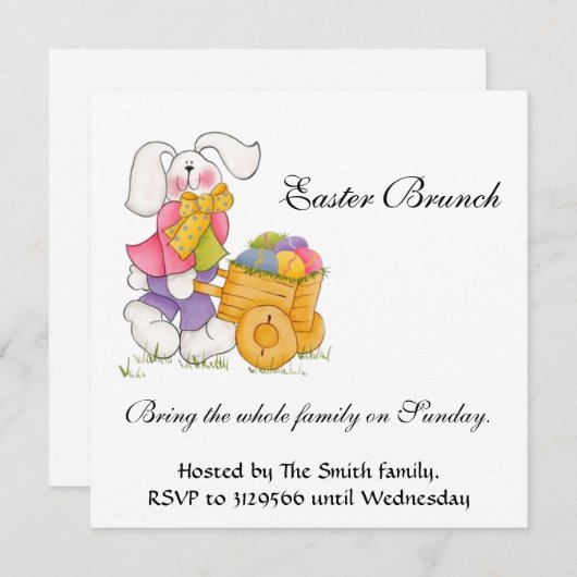 Paashoes Kaart (Voorkant / Achterkant)