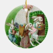 paashok en paaseieren keramisch ornament (Achterkant)