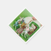 paashok en paaseieren servet (Hoek)