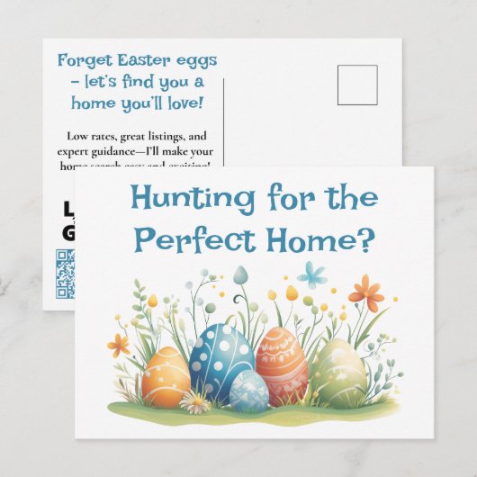 Paashomojacht Briefkaart (Voorkant / Achterkant)