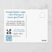 Paashomojacht Briefkaart (Achterkant)