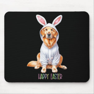 Paashond Bunny Spring Golden Retriever Easter Eg Muismat