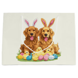 Paashond Golden Retriever Honden Bunny Ears Groot Cadeauzakje