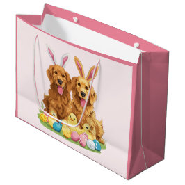 Paashond Golden Retriever Honden Bunny Ears Groot Cadeauzakje