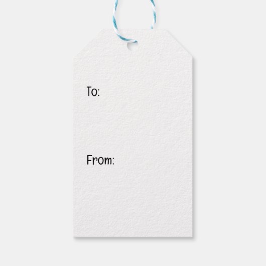 Paashond Honden Bunny Ears Cadeaulabel (Achterkant)