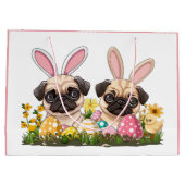 Paashond Honden Bunny Ears Groot Cadeauzakje (Achterkant)