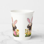 Paashond Honden Bunny Ears Papieren Bekers (Rechts)