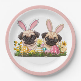 Paashond Honden Bunny Ears Papieren Bordje
