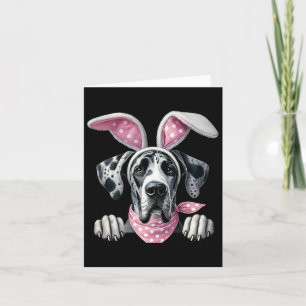PaasHond Konijn Lente Dog Great Dane Paasei  Kaart