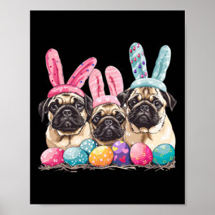 Paashond Paashond Paashond Hond Bunny Oren Paasei Poster