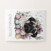 Paashond schattige hond legpuzzel (Horizontaal)