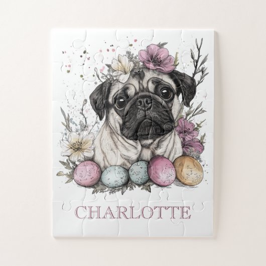 Paashond schattige hond legpuzzel (Verticaal)