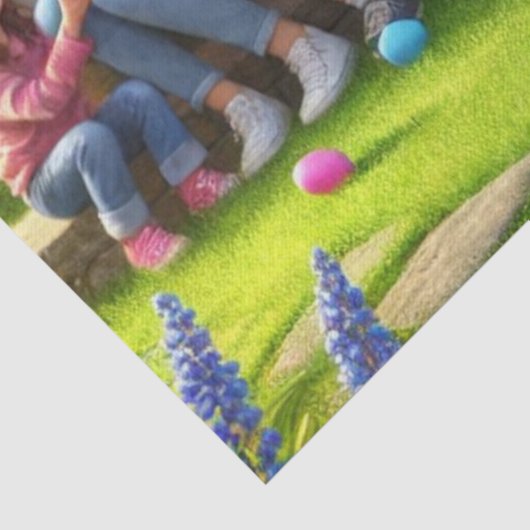 Paashond Tissuepapier (Detail)