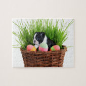 Paashond van Boston Terrier Legpuzzel (Horizontaal)