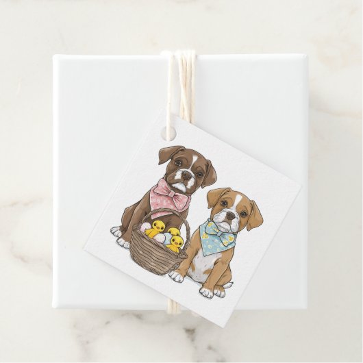 Paashonden Bedankjes Labels (In situ)