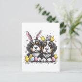 Paashonden Berner Briefkaart (Staand voorkant)