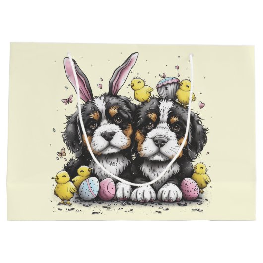 Paashonden Berner Groot Cadeauzakje (Achterkant)