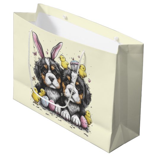 Paashonden Berner Groot Cadeauzakje (Voorkant Gekanteld)