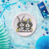 Paashonden Berner Papieren Bordje (Feest)