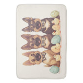 Paashonden Duitse herder Badmat (Voorkant Verticaal)