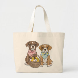 Paashonden Grote Tote Bag