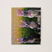 Paashonden met Bunny Ears Funny Cute Schattig Legpuzzel (Verticaal)