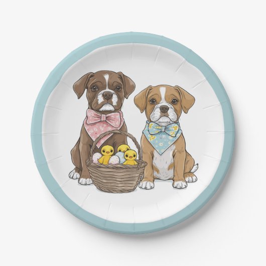 Paashonden Papieren Bordje (Voorkant)