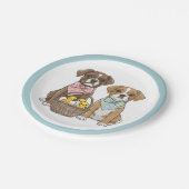 Paashonden Papieren Bordje (Gekanteld)