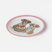 Paashonden Papieren Bordje (Gekanteld)