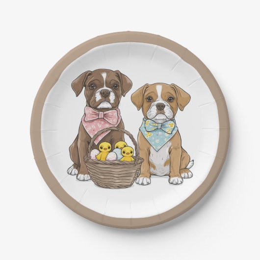 Paashonden Papieren Bordje (Voorkant)
