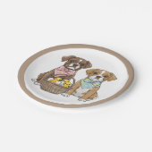 Paashonden Papieren Bordje (Gekanteld)