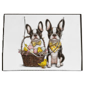 Paashonden van de Boston Terrier Groot Cadeauzakje (Voorkant)
