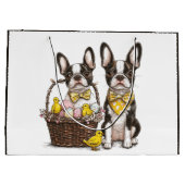 Paashonden van de Boston Terrier Groot Cadeauzakje (Achterkant)