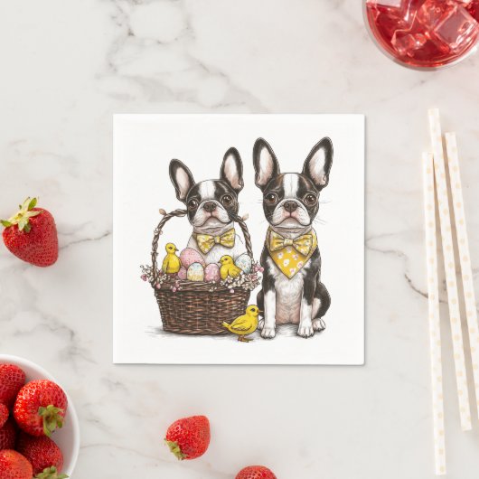 Paashonden van de Boston Terrier Servet (Insitu)