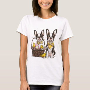 Paashonden van de Boston Terrier T-shirt