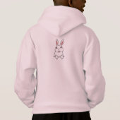 Paashoodie Easter Bunny Basket Kind Hoodie (Achterkant)